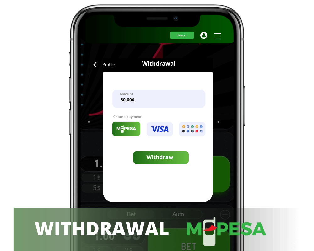 Casino Withdrawal MPESA