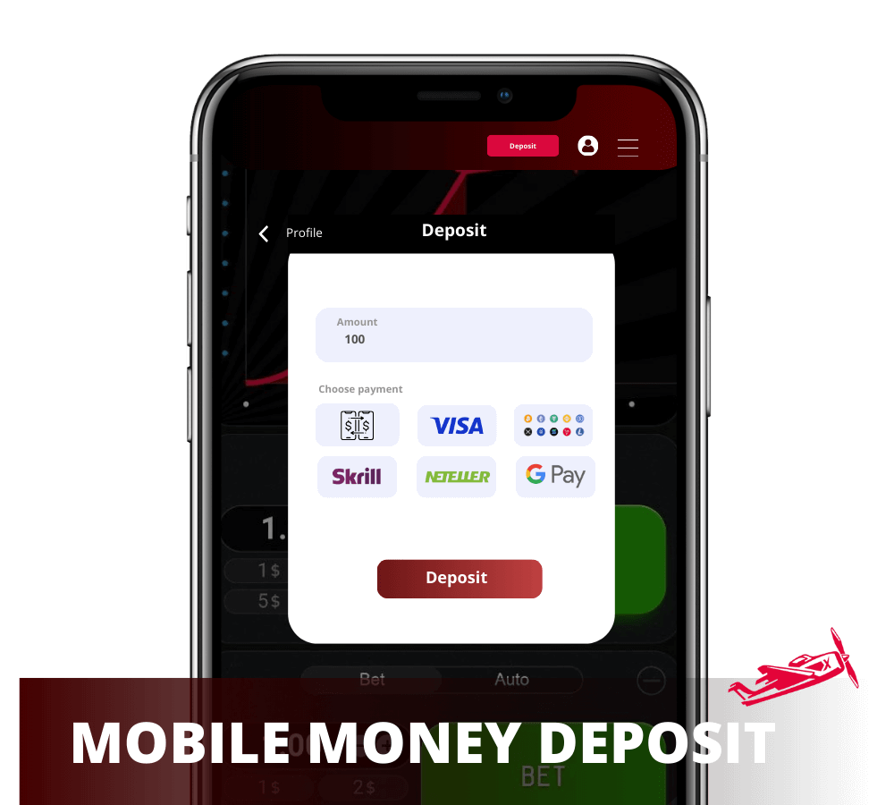 Aviator mobile money deposit