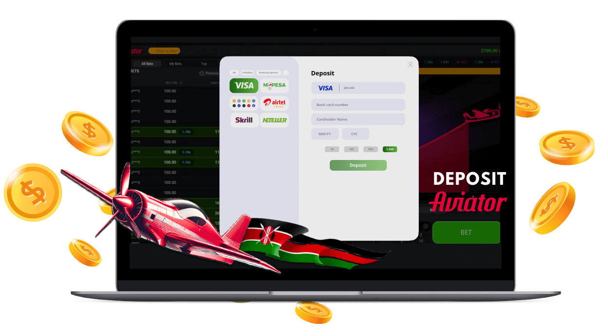 Deposit Money in Aviator Game