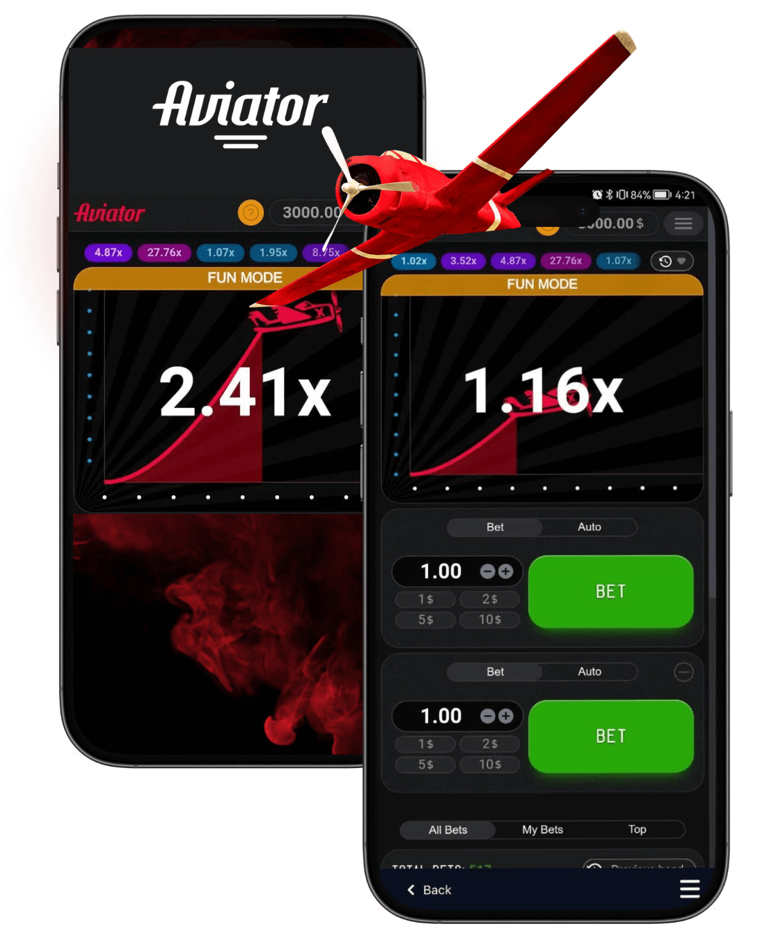 Aviator fun mode game